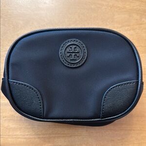 Tory Burch Black Toiletry Bag Sleek Minimalist Design